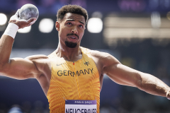 Leo Neugebauer (VfB Stuttgart / GER), Zehnkampf, Decathlon; Olympische Spiele (Leichtathletik) am 02.08.2024 im Stade de France in Paris (Frankreich).