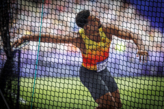 NEUGEBAUER Leo (Germany), Zehnkampf, Decathlon, Diskuswurf, discus throw, Diskus,Männer; Olympische Spiele (Leichtathletik) am 03.08.2024 im Stade de France in Paris (Frankreich).