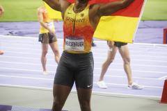 NEUGEBAUER Leo (Germany) gewinnt Silber im Zehnkampf; Olympische Spiele (Leichtathletik) am 03.08.2024 im Stade de France in Paris (Frankreich).