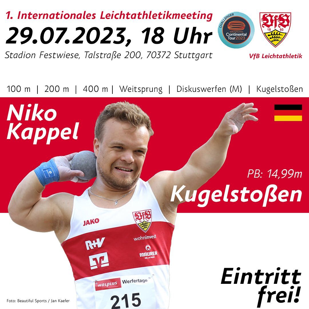 VfB Meeting: Niko Kappel Ist Dabei! – VfB Stuttgart Leichtathletik